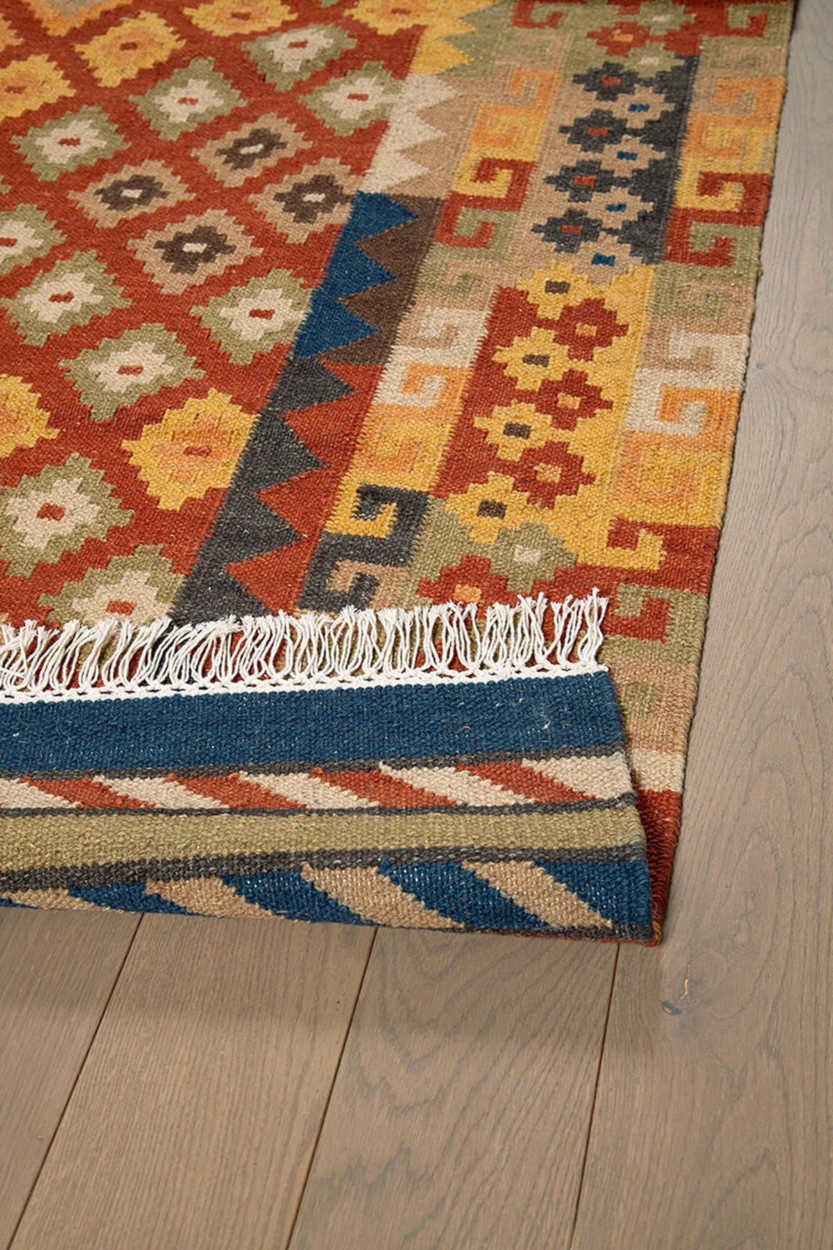 Tapis kilim orient tissé main en laine SIVA