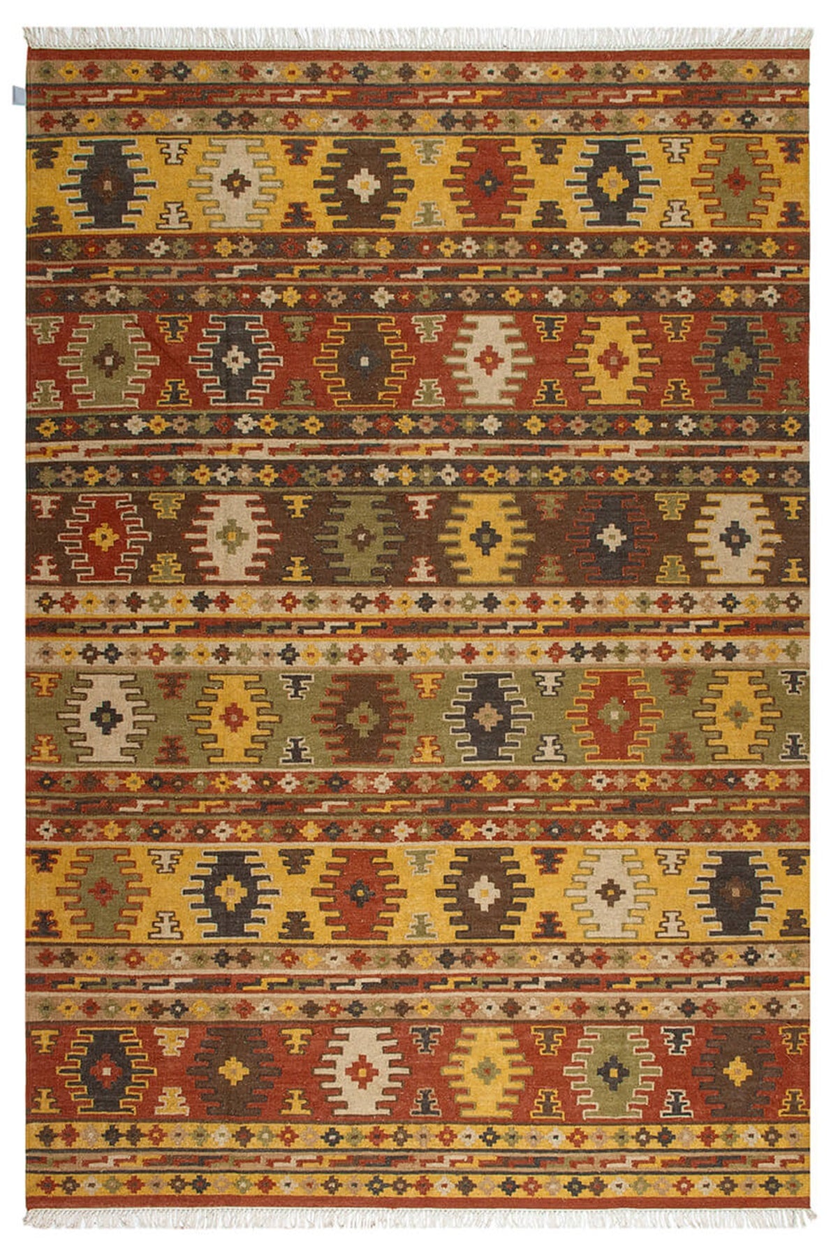 Tapis kilim orient tissé main en laine LAZO