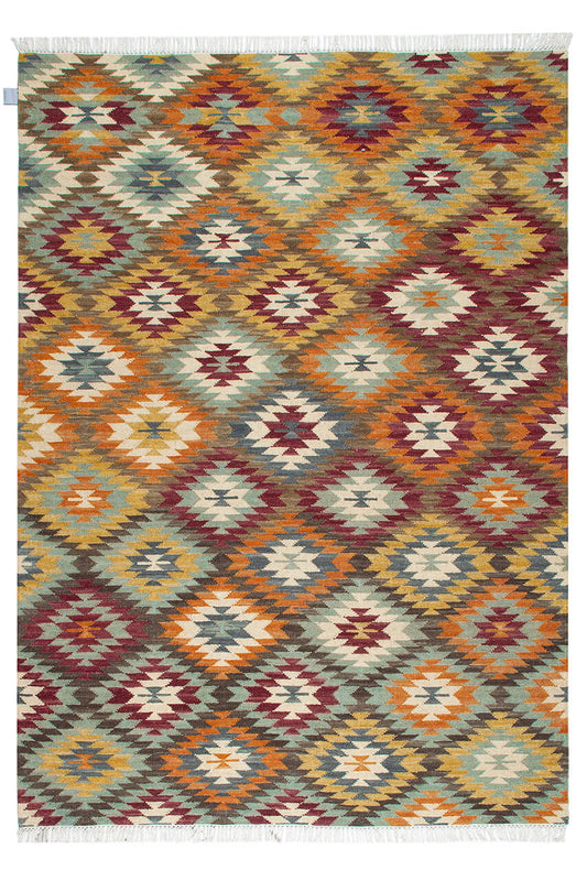 Tapis kilim orient tissé main en laine SOLAS