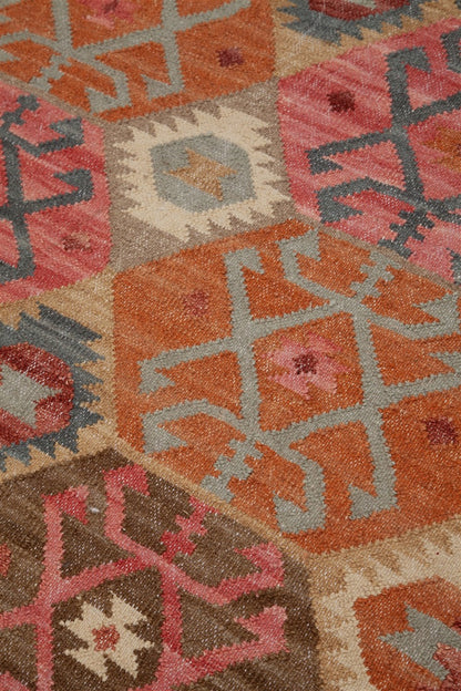 Tapis kilim orient tissé main en laine BAKAN