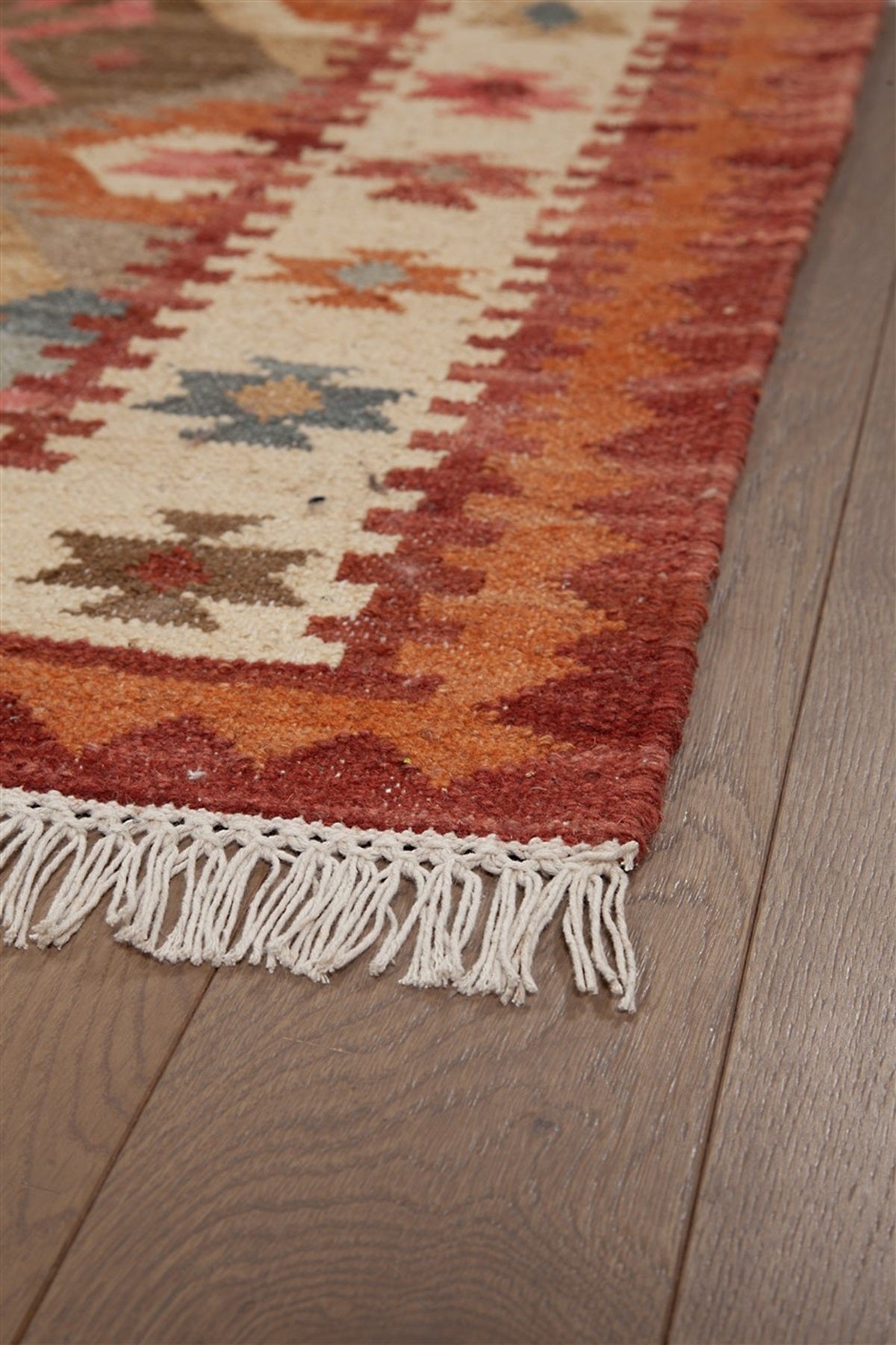 Tapis kilim orient tissé main en laine BAKAN