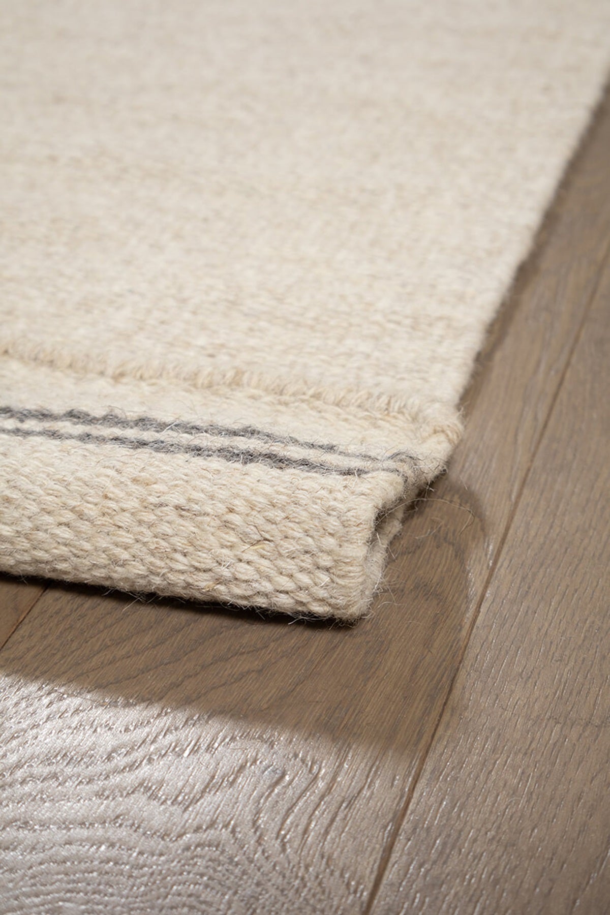 Tapis de salon moderne pure laine DHURRIE