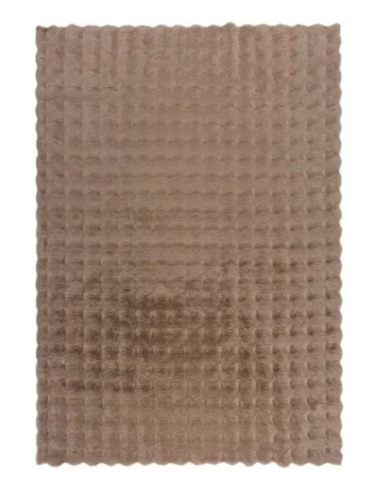 Tapis fausse fourrure HONEYCOMB