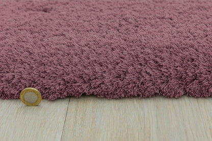 Tapis de salon shaggy moderne TITO Violet - Novatrend 